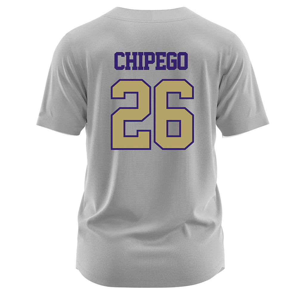 JMU - NCAA Softball : Hannah Chipego - Grey Jersey-1