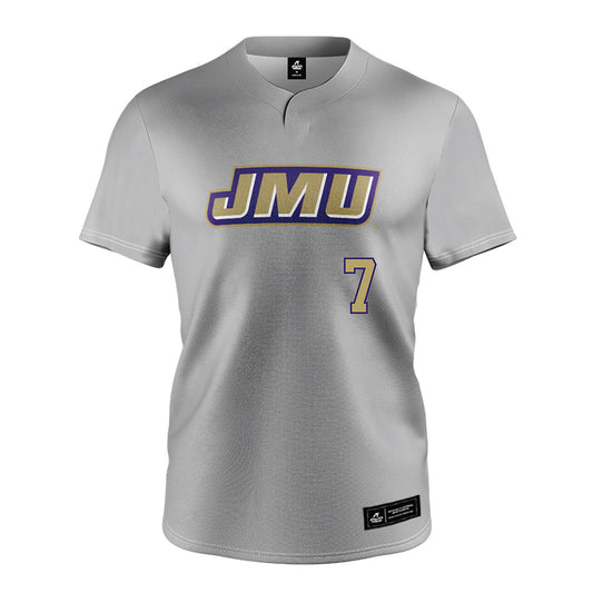 JMU - NCAA Softball : Lucy Bertram - Grey Jersey-0