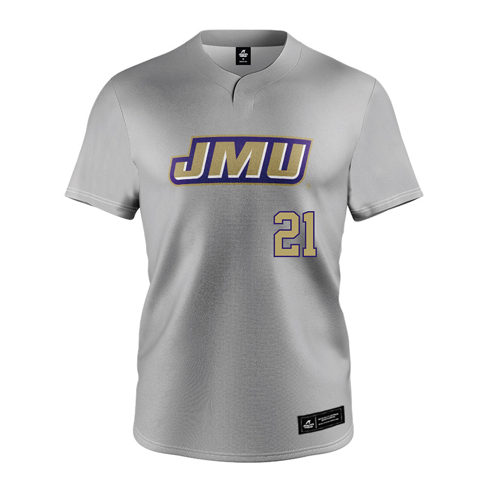 JMU - NCAA Softball : Ava Hodges - Grey Jersey-0