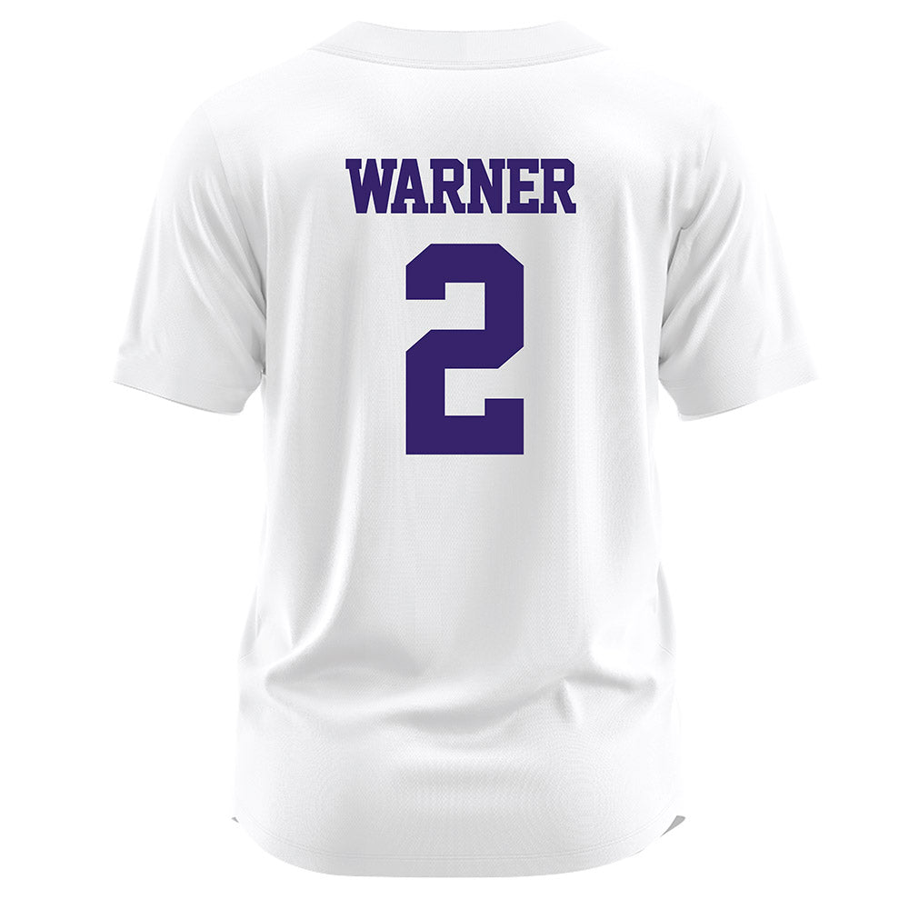 JMU - NCAA Softball : Reaghan Warner - White Jersey-1