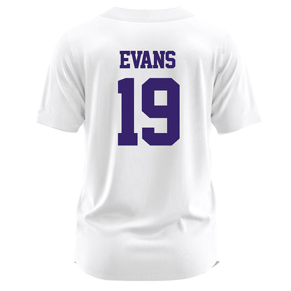 JMU - NCAA Softball : Emma Jo Evans - White Jersey-1