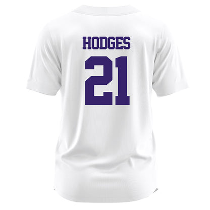 JMU - NCAA Softball : Ava Hodges - White Jersey-1