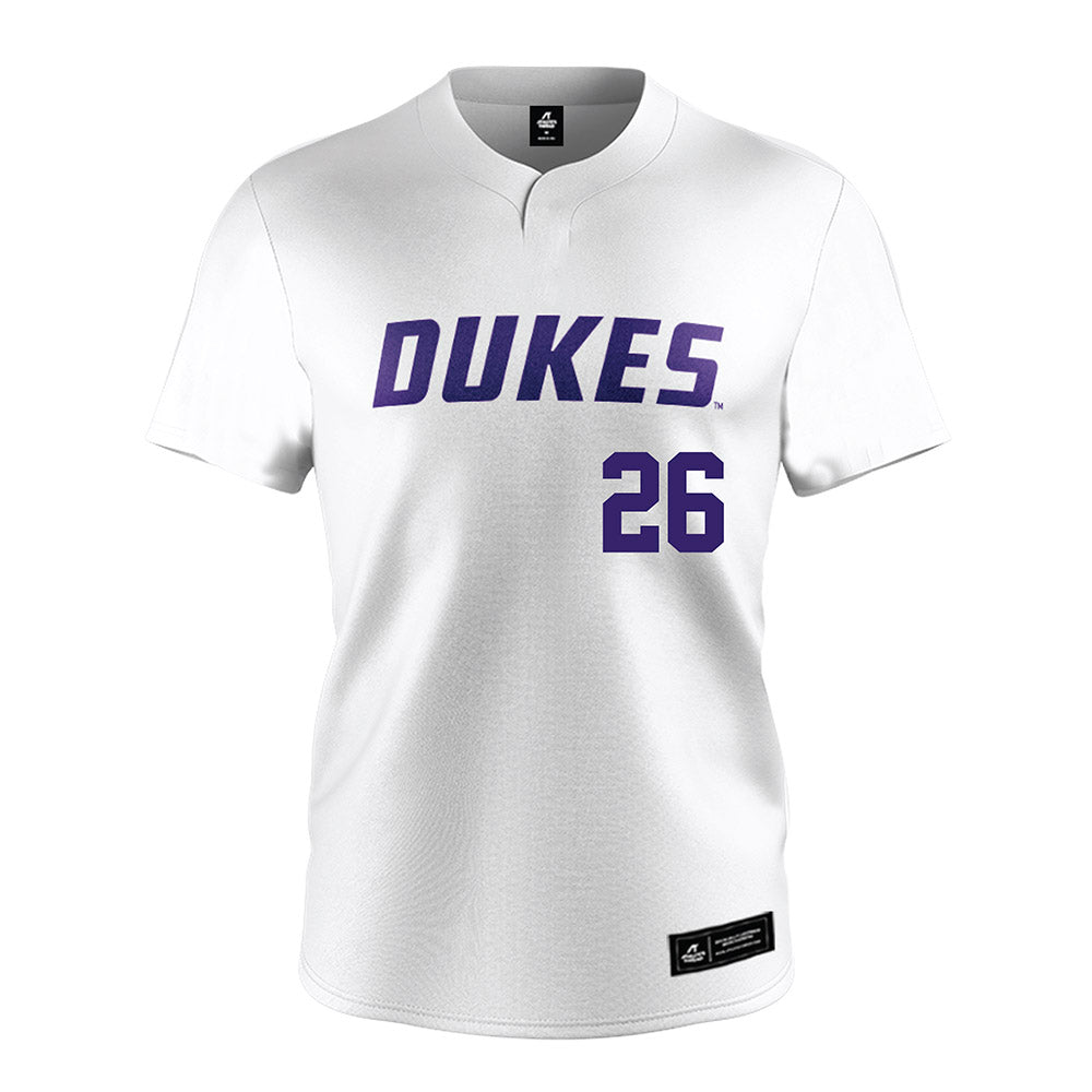 JMU - NCAA Softball : Hannah Chipego - White Jersey-0