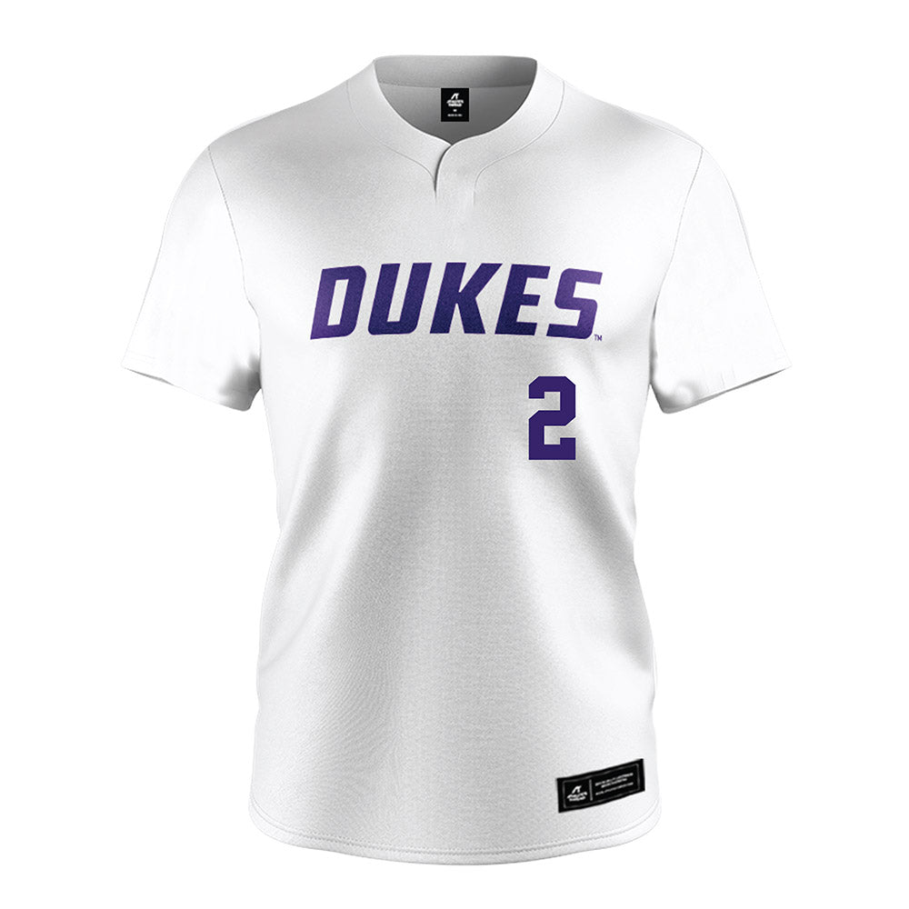 JMU - NCAA Softball : Reaghan Warner - White Jersey-0