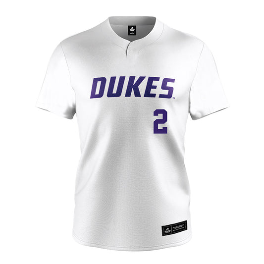JMU - NCAA Softball : Reaghan Warner - White Jersey-0