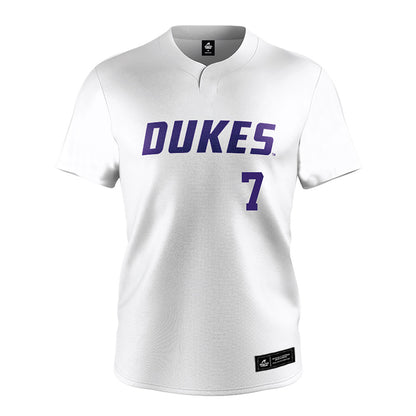 JMU - NCAA Softball : Lucy Bertram - White Jersey-0