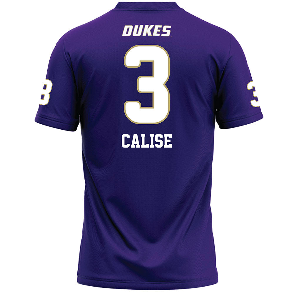JMU - NCAA Women's Lacrosse : Gianna Calise - Purple Lacrosse Jersey-1