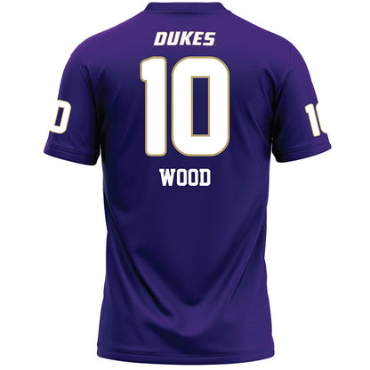 JMU - NCAA Women's Lacrosse : Sammy Wood - Purple Lacrosse Jersey-1