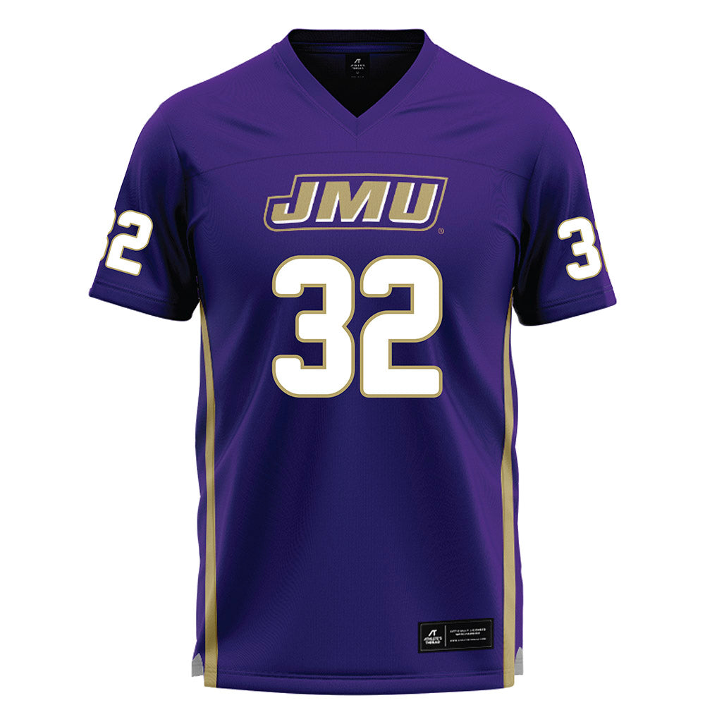 JMU - NCAA Women's Lacrosse : Joey Degl - Purple Lacrosse Jersey-0