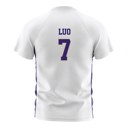 JMU - NCAA Women's Soccer : Gloria Luo - White Soccer Jersey-1
