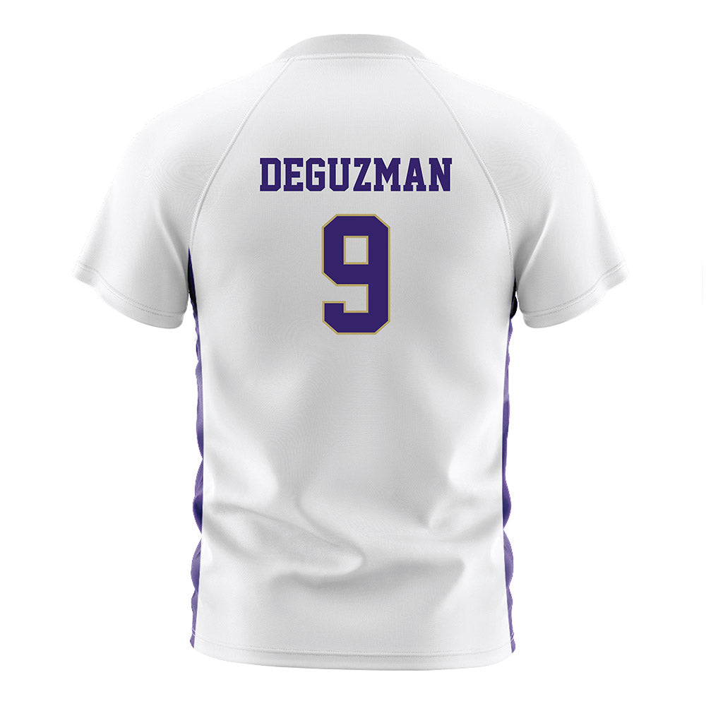 JMU - NCAA Women's Soccer : Samantha DeGuzman - White Soccer Jersey-1
