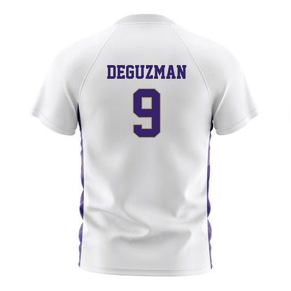 JMU - NCAA Women's Soccer : Samantha DeGuzman - White Soccer Jersey-1