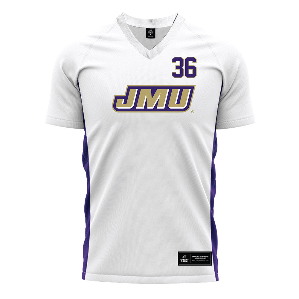 JMU - NCAA Women's Soccer : Tali Rovner - White Soccer Jersey-0
