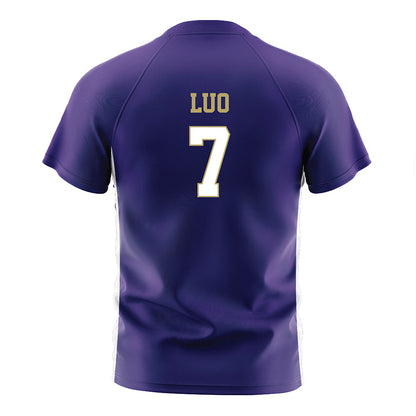 JMU - NCAA Women's Soccer : Gloria Luo - Purple Soccer Jersey-1