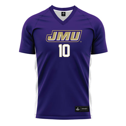 JMU - NCAA Women's Soccer : Olivia Del Toro - Purple Soccer Jersey-0