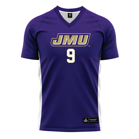 JMU - NCAA Women's Soccer : Samantha DeGuzman - Purple Soccer Jersey-0