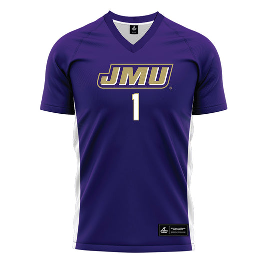 JMU - NCAA Women's Soccer : Kennedy Rist - Purple Soccer Jersey-0