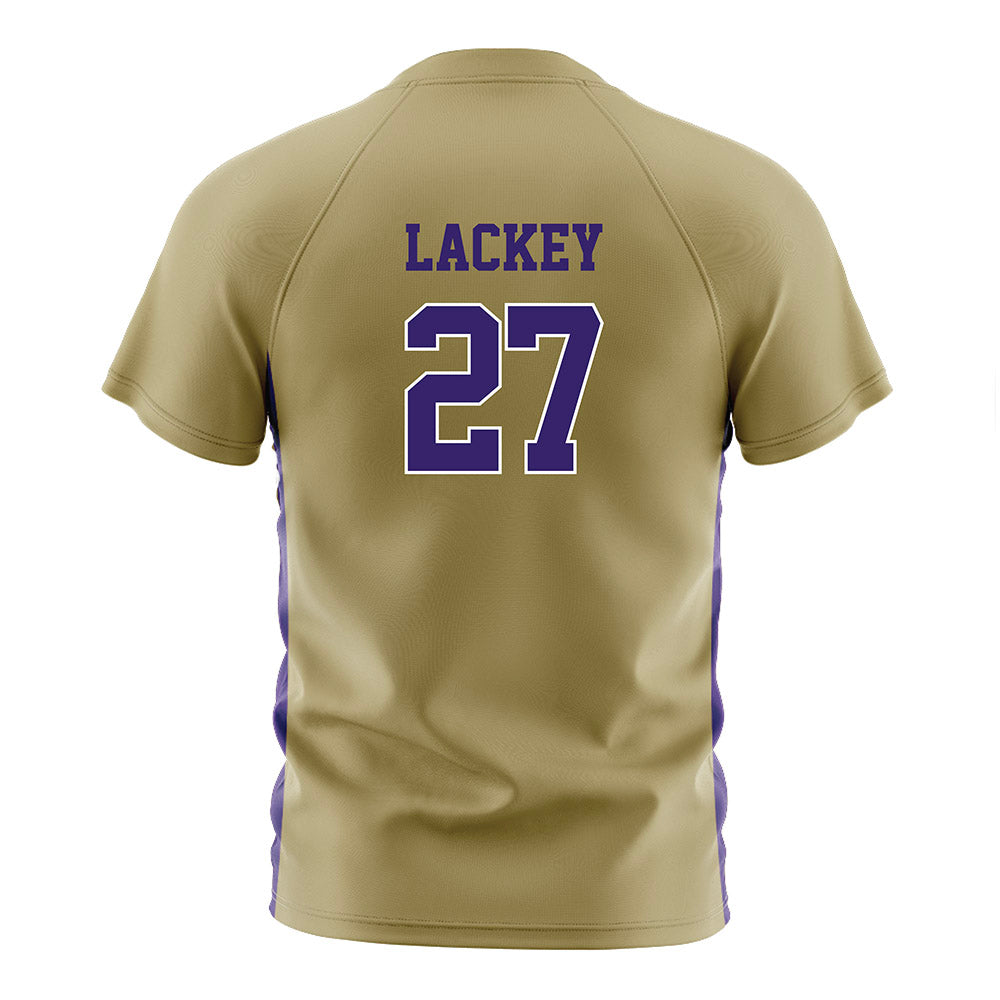 JMU - NCAA Women's Soccer : Ginny Lackey - Gold Soccer Jersey-1