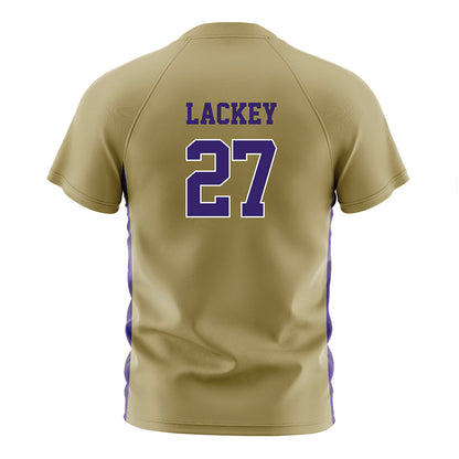 JMU - NCAA Women's Soccer : Ginny Lackey - Gold Soccer Jersey-1