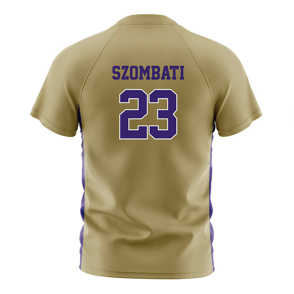 JMU - NCAA Women's Soccer : Kata Szombati - Gold Soccer Jersey-1