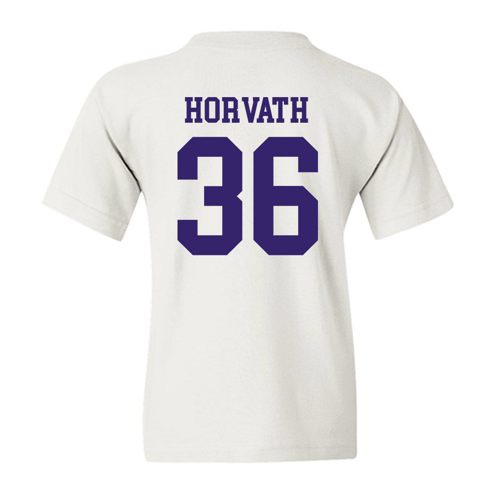 JMU - NCAA Baseball : Adam Horvath - Youth T-Shirt-1
