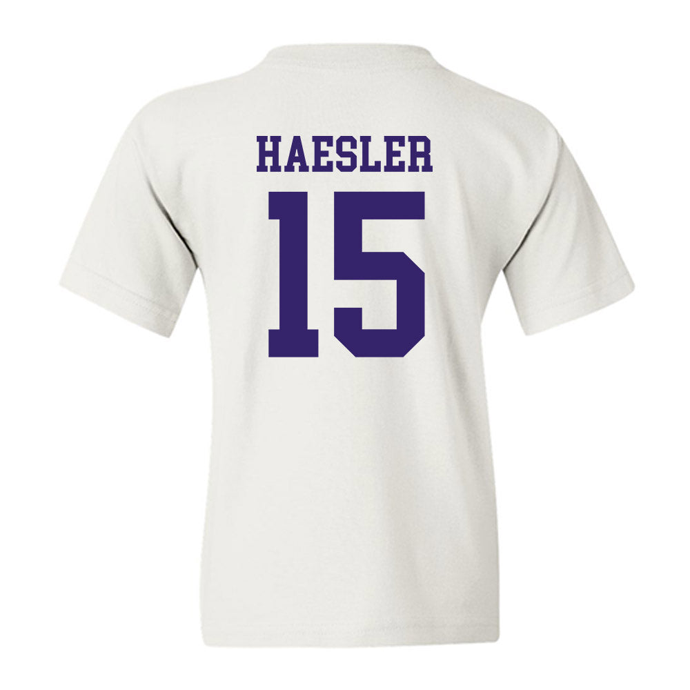 JMU - NCAA Baseball : Keegan Haesler - Youth T-Shirt-1