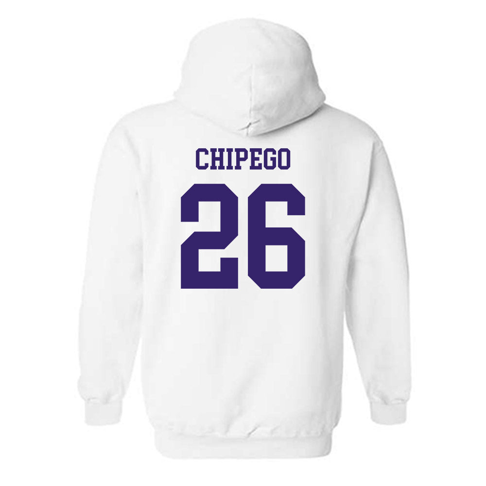 JMU - NCAA Softball : Hannah Chipego - Replica Shersey Hooded Sweatshirt-1