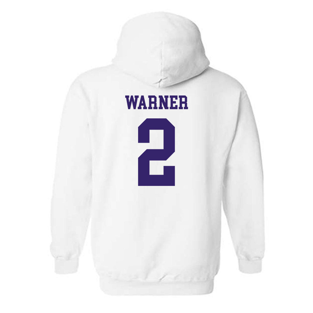 JMU - NCAA Softball : Reaghan Warner - Replica Shersey Hooded Sweatshirt-1