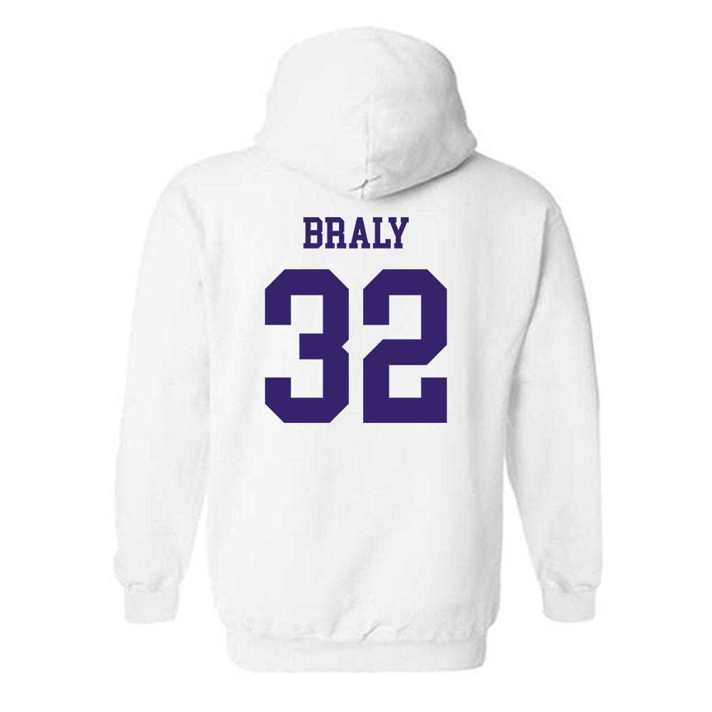JMU - NCAA Softball : Allie Braly - Replica Shersey Hooded Sweatshirt-1