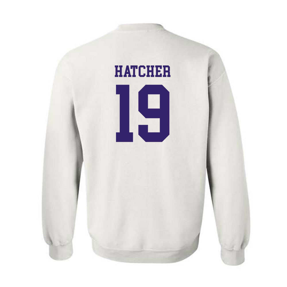 JMU - NCAA Softball : E.G. Hatcher - Replica Shersey Crewneck Sweatshirt-1