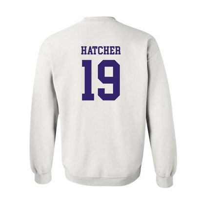 JMU - NCAA Softball : E.G. Hatcher - Replica Shersey Crewneck Sweatshirt-1