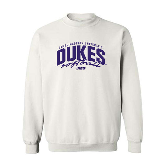 JMU - NCAA Softball : Kira Ortega - Replica Shersey Crewneck Sweatshirt-0