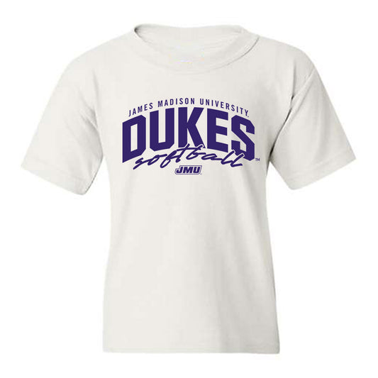 JMU - NCAA Softball : E.G. Hatcher - Replica Shersey Youth T-Shirt-0