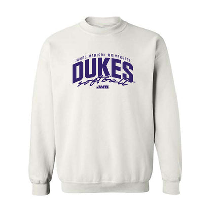 JMU - NCAA Softball : Lucy Bertram - Replica Shersey Crewneck Sweatshirt-0