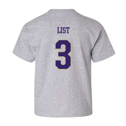 JMU - NCAA Softball : Payton List - Classic Shersey Youth T-Shirt-1