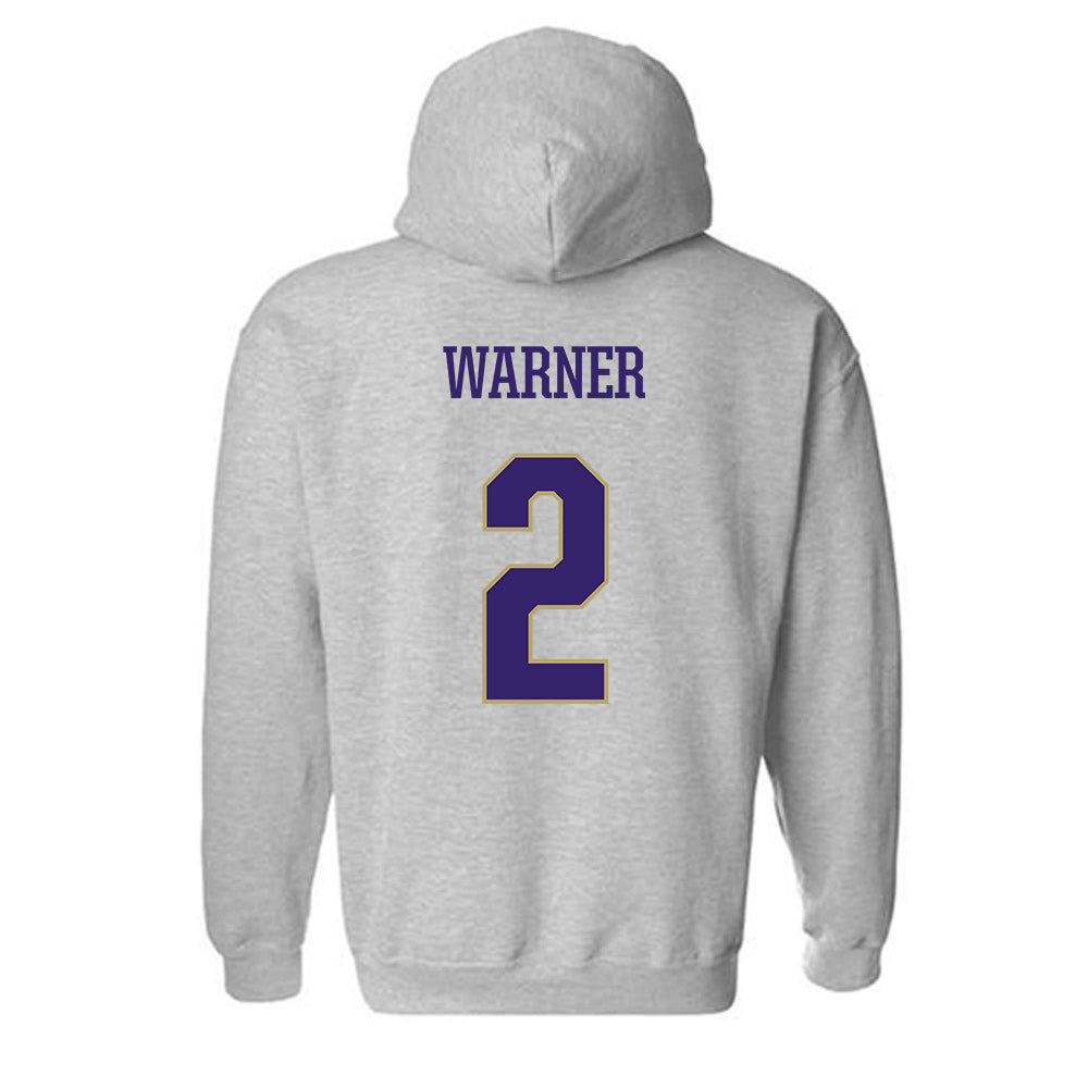 JMU - NCAA Softball : Reaghan Warner - Classic Shersey Hooded Sweatshirt-1