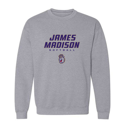 JMU - NCAA Softball : Mia Tribul - Classic Shersey Crewneck Sweatshirt-0