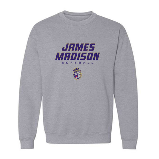 JMU - NCAA Softball : Reaghan Warner - Classic Shersey Crewneck Sweatshirt-0
