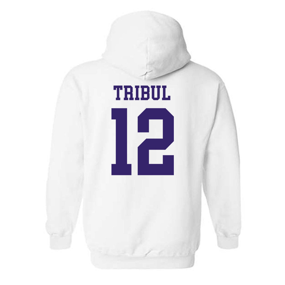 JMU - NCAA Softball : Mia Tribul - Fashion Shersey Hooded Sweatshirt-1
