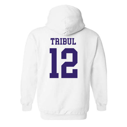 JMU - NCAA Softball : Mia Tribul - Fashion Shersey Hooded Sweatshirt-1