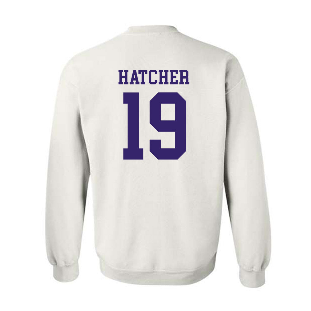 JMU - NCAA Softball : E.G. Hatcher - Fashion Shersey Crewneck Sweatshirt-1