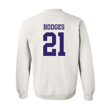 JMU - NCAA Softball : Ava Hodges - Fashion Shersey Crewneck Sweatshirt-1