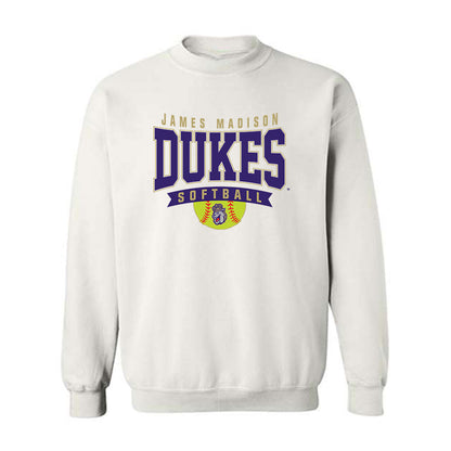 JMU - NCAA Softball : Ava Hodges - Fashion Shersey Crewneck Sweatshirt-0