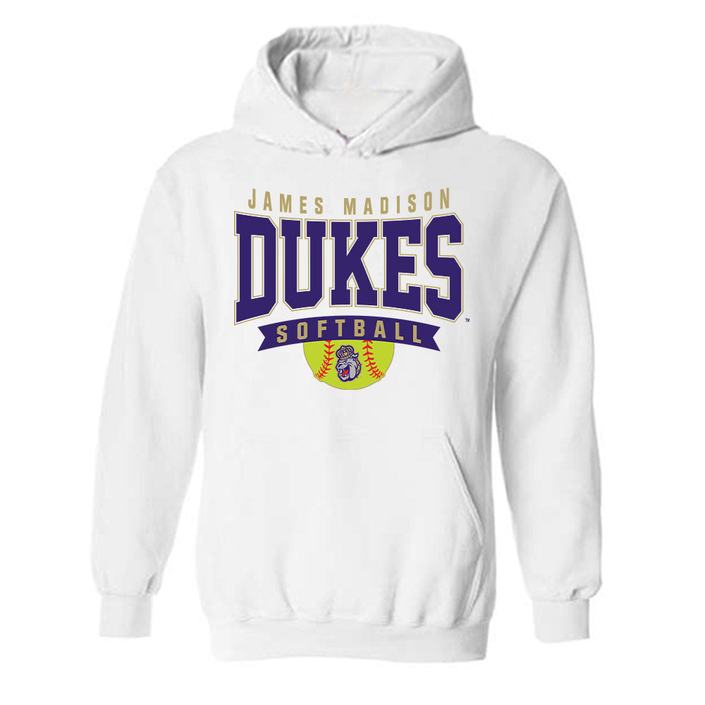 JMU - NCAA Softball : Ava Hodges - Fashion Shersey Hooded Sweatshirt-0