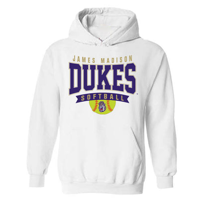 JMU - NCAA Softball : Ava Hodges - Fashion Shersey Hooded Sweatshirt-0