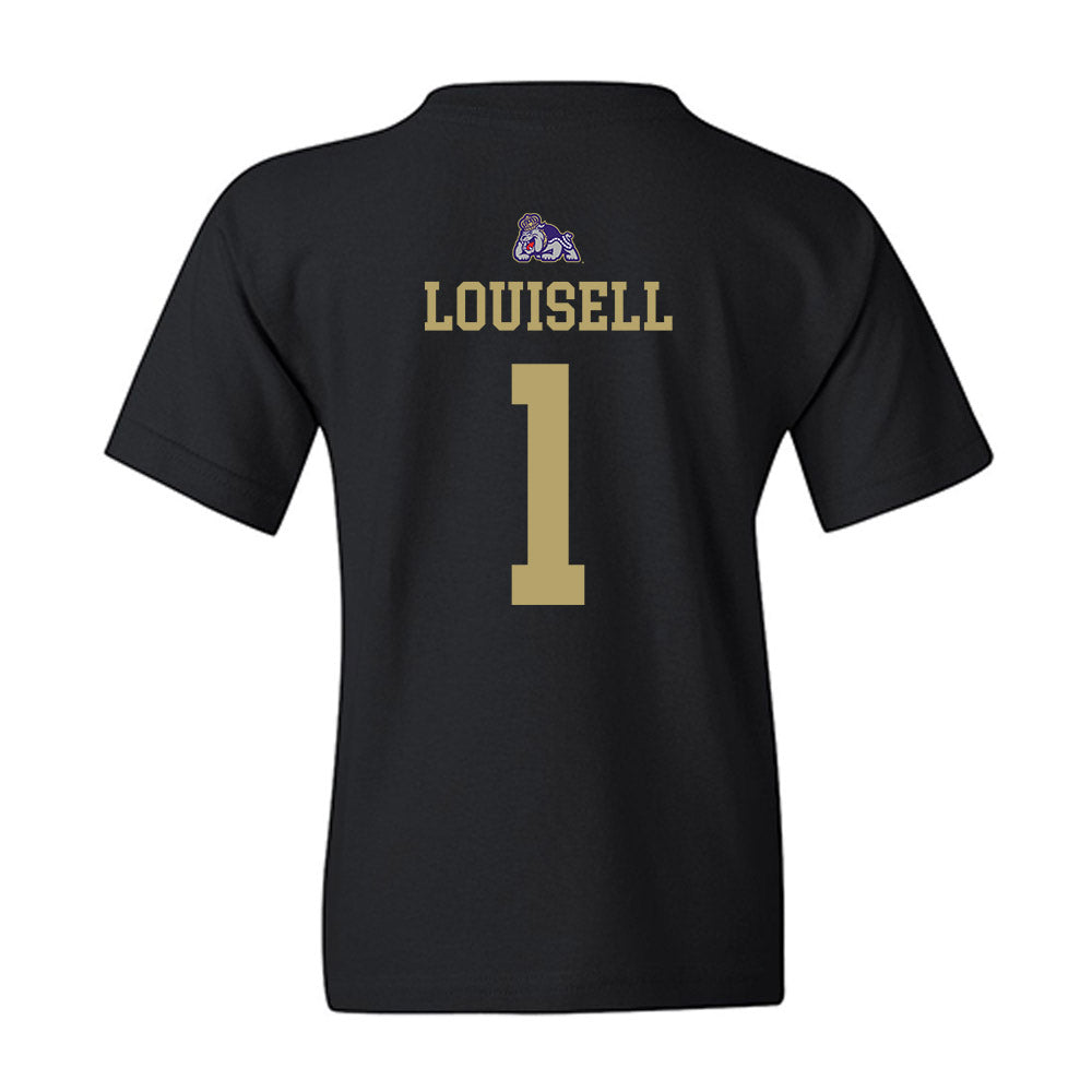 JMU - NCAA Women's Volleyball : Kennedy Louisell - Replica Shersey Youth T-Shirt-1