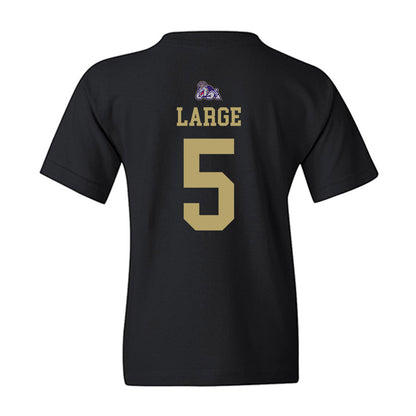 JMU - NCAA Women's Volleyball : Lindsey Large - Replica Shersey Youth T-Shirt-1