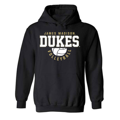 JMU - NCAA Women's Volleyball : Anna Wilson - Replica Shersey Hooded Sweatshirt-0