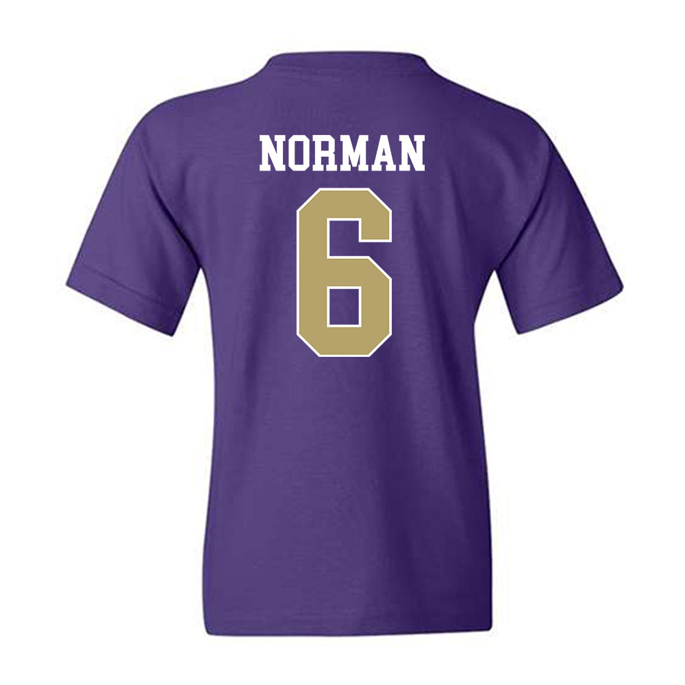 JMU - NCAA Women's Volleyball : Addie Norman - Youth T-Shirt-1