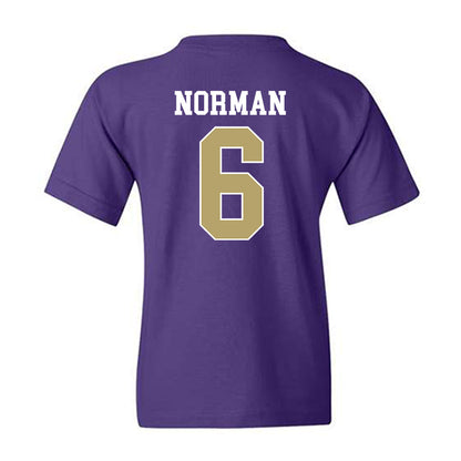 JMU - NCAA Women's Volleyball : Addie Norman - Youth T-Shirt-1